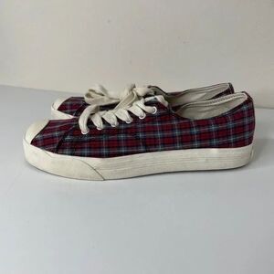 Lauren Ralph Lauren | Multi Colored Plaid Bandelle Casual Sneakers Size‎ 8.5 B